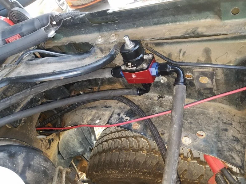 Aeromotive fuel pressure regulator.
