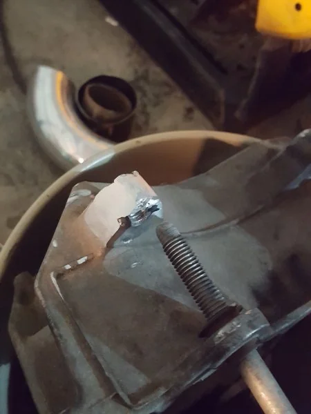 After welding and grinding.