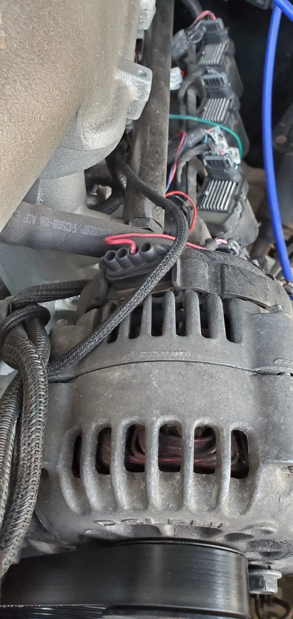 Proper location for the signal wire.