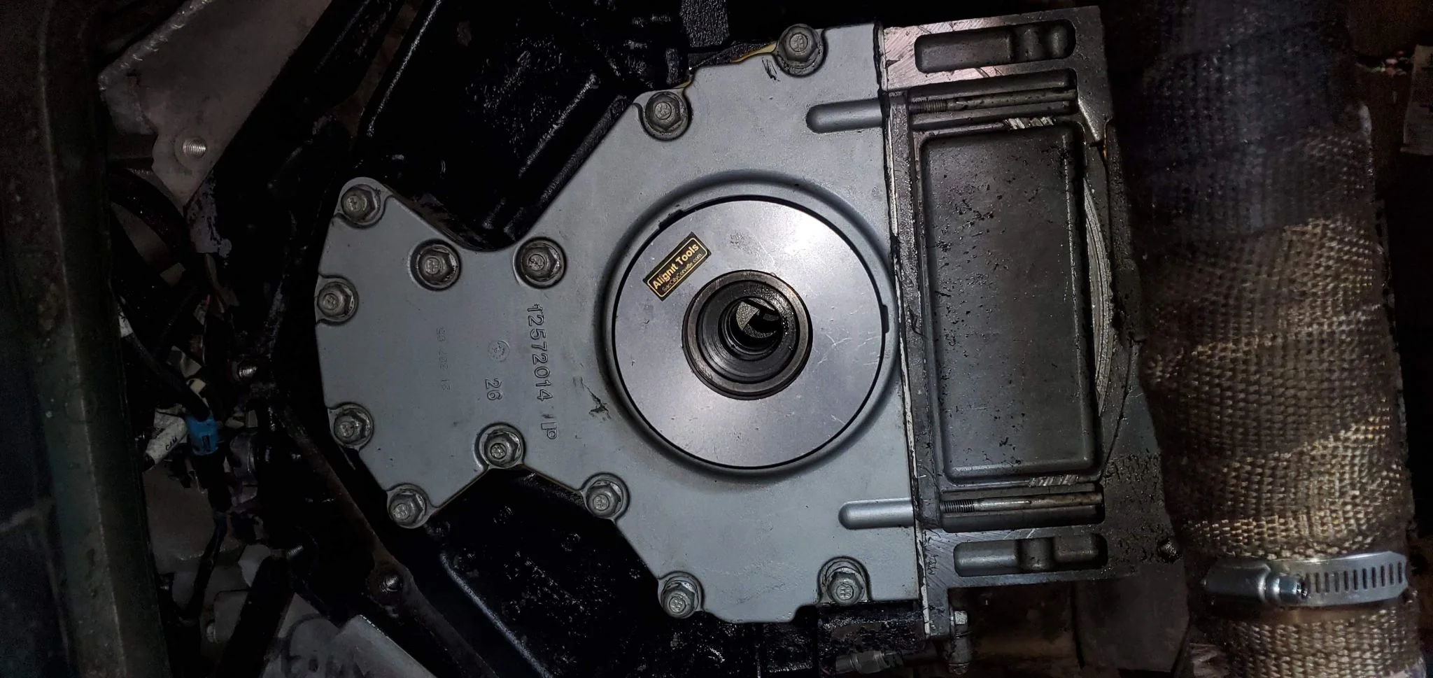 Installing new seal.