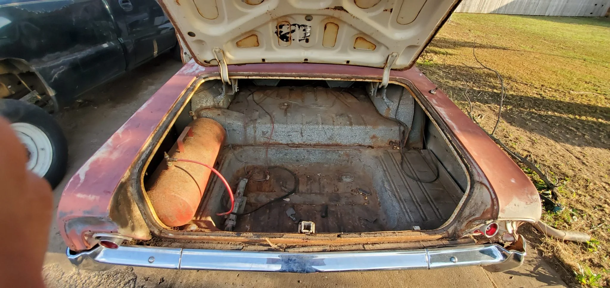 Trunk needs work.