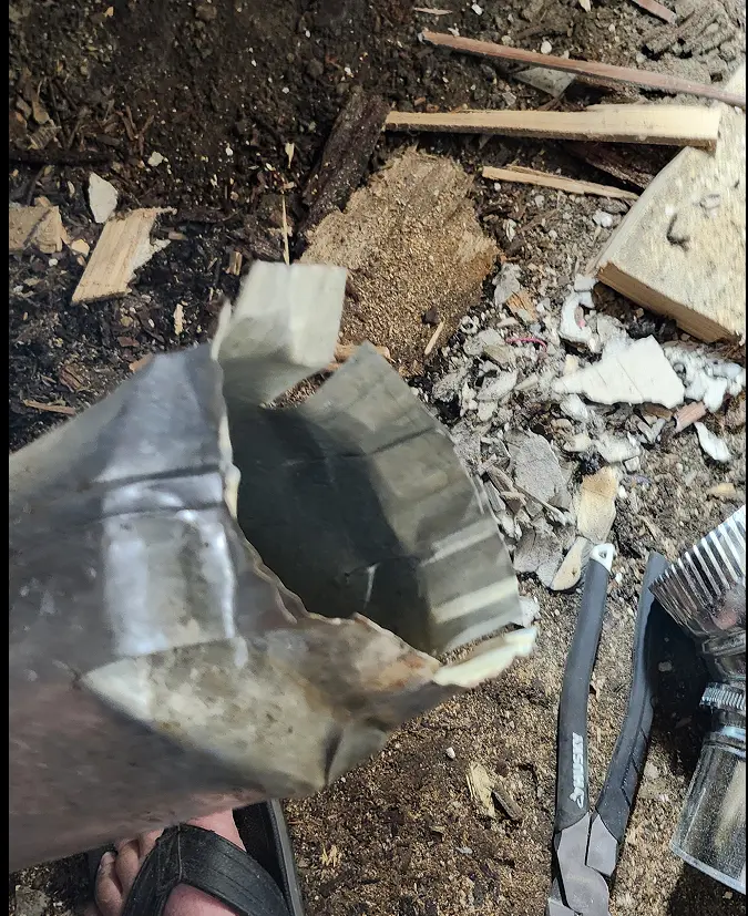 Picture showing the semgents with bends in the middle