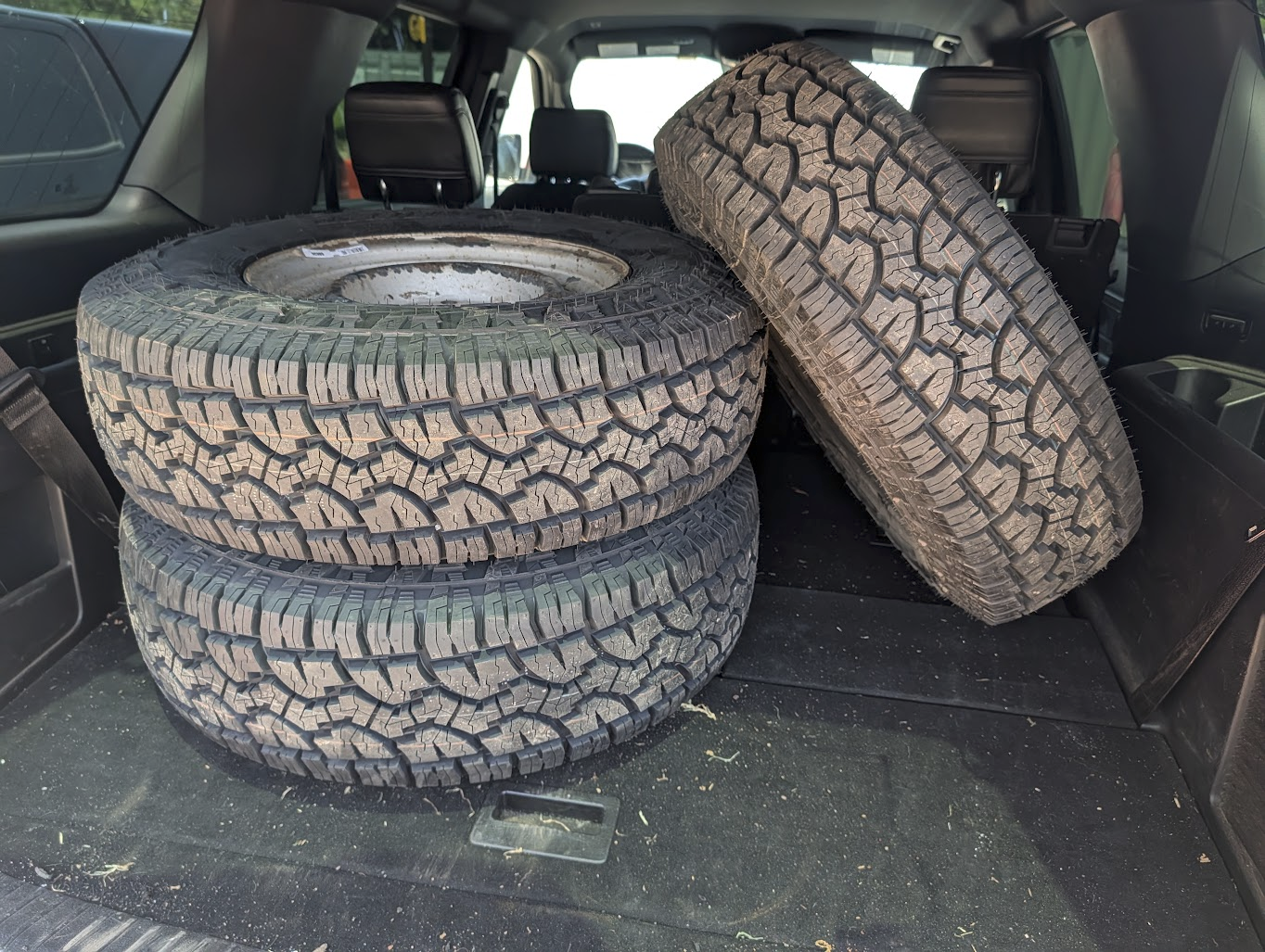 New rear tires picked up from town