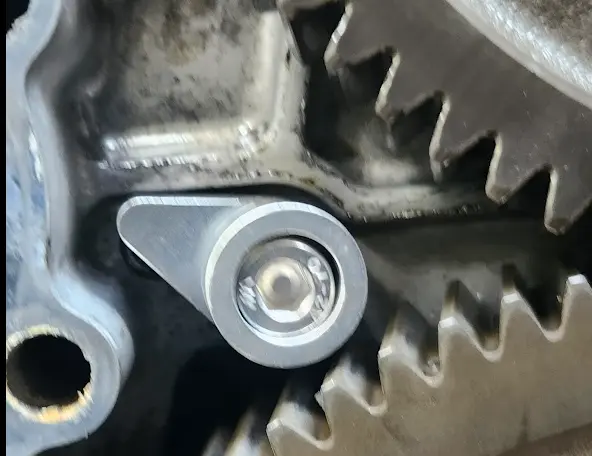 Image showing dowel pin now covered