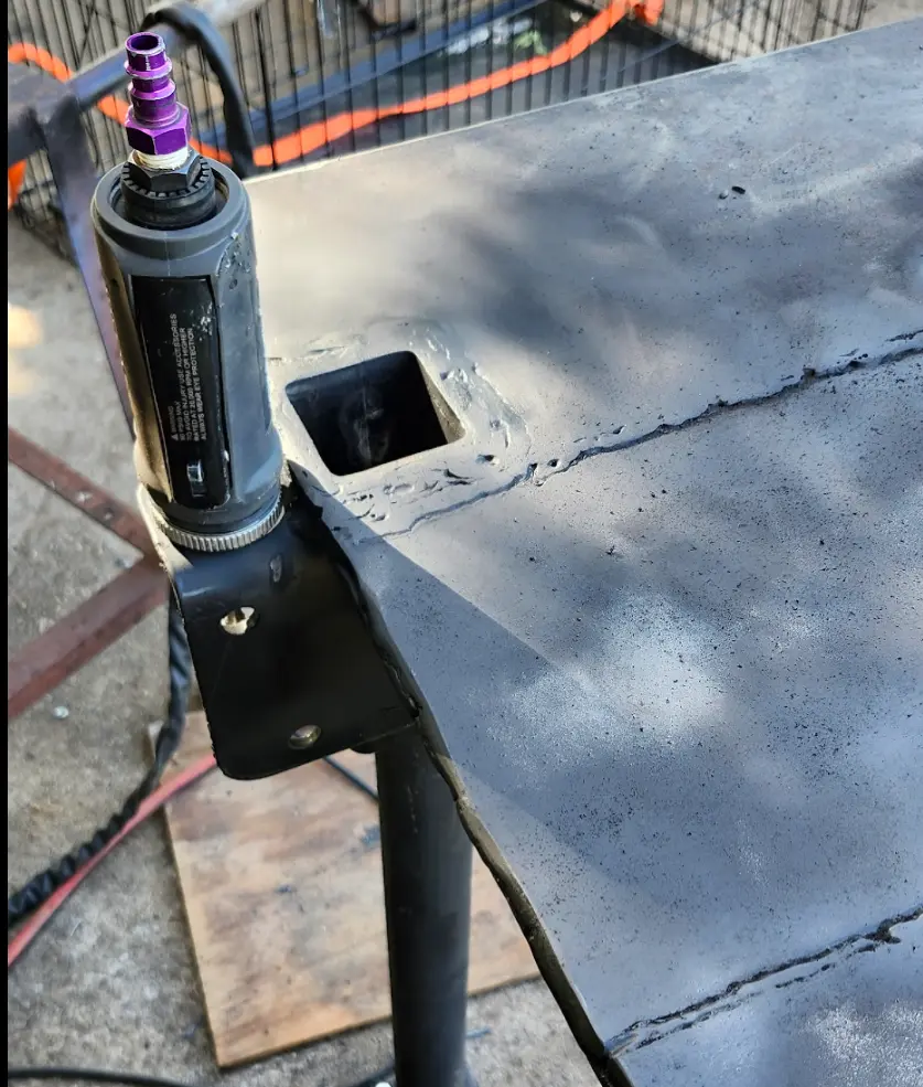New vertical tool post finished