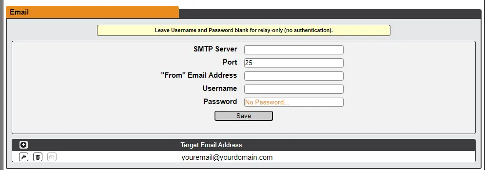 Email Configuration