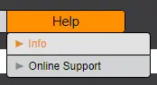 Help Tab options