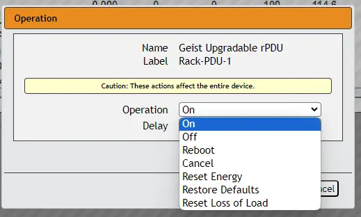 PDU Actions